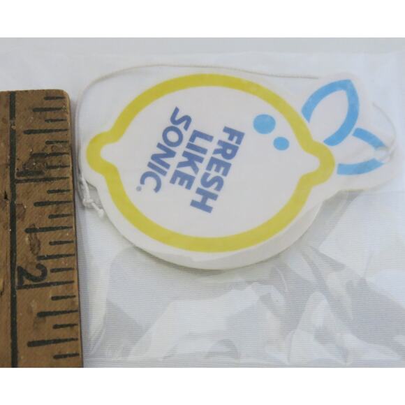 Sonic Drive In Unreleased Promo New Lemon Air Fresheners Bundle of 2 Car Sealed - Picture 7 of 7